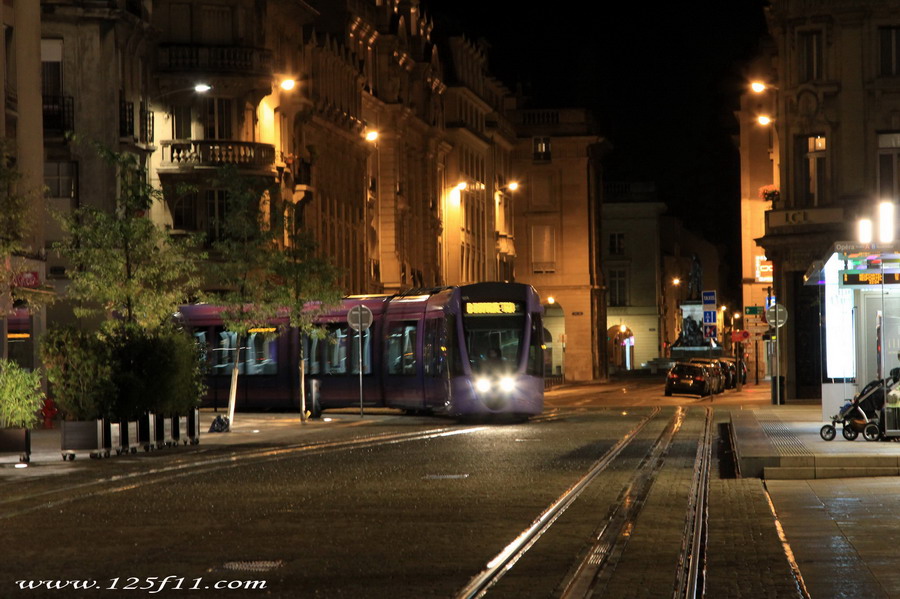 The tram of Reims, France