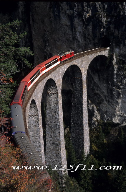 Albula line Landwasser Viaduktd